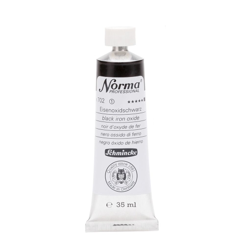 Norma oil paint 35 ml, iron oxide black (g.p. 1L= 225,42€)